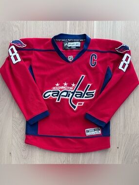 Vintage Youth Reebok Alexander Ovechkin Washington Capitals NHL Hockey Jersey